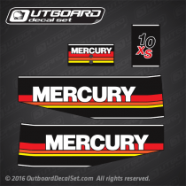 Mercury Racing 10XS 2 Stroke decal set 14501A87, 9205A13