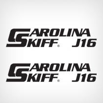 Carolina Skiff J16 Decals Set