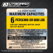 Starcraft Marine MR-160 Boat Capacity Decal