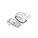1968 Evinrude 3 hp decal set diagram 0278947, 0278948