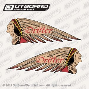 Indian Head Drifter Tank decals 