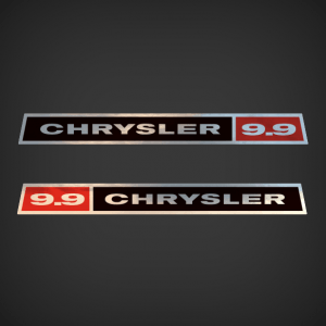 1975-1977 Chrysler 9.9 Hp Decal Set 