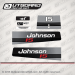 1993 1994 Johnson 15 hp decal set 0436262, 0436263, 0436264, 0436269, 0435235, 0435236, 0435237, 0435238