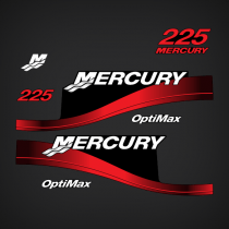 2000-2002 Mercury 225 hp optimax Decal set 855405A00
