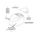2012-2016 Suzuki 60 Hp Fourstroke EFI Engine cover 61400-88810-Y5S, 61400-88811-Y5S Diagram