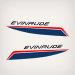 1966 Evinrude 33 hp decal set