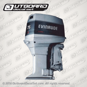 1986 Evinrude 75 hp VRO decal set 0283027