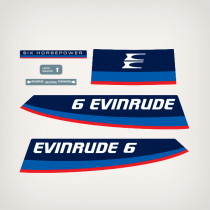 1975 Evinrude 6 hp decal set 0279810 (Outboards)