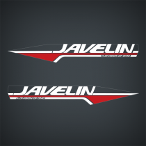 Javelin division of OMC Decal Set