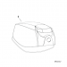 2011, 2012, 2013, 2014 Evinrude 25 hp E-TEC decal set White Models 0216398, 0216456, 0216457, 0216458, 0215558, 0215774, 0285826, 0285824 engine cover diagram epc4357