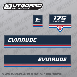 1983 Evinrude 175 hp decal set 0282047