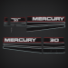 1994-1995 MERCURY 30 hp decal set 808616A94 Design I