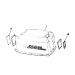 1972 Evinrude 18 hp Fastwin decal set 0279473 diagram