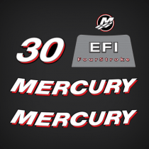 2006-2012 Mercury 30 Hp Four Stroke EFI Decal set 896853A06