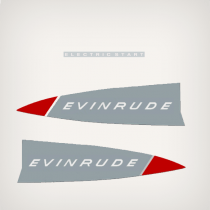 1965 Evinrude 40 hp (Electric Starter) decal set