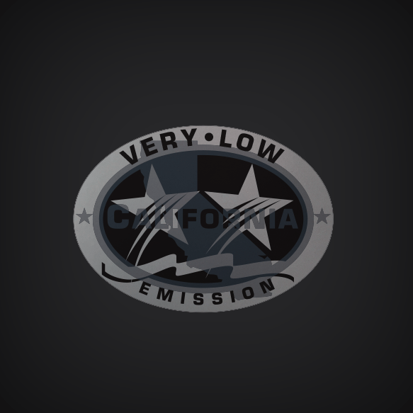 Evinrude California two stars Very Low emission decal 0215297