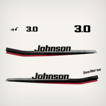 1997 Johnson 3.0 hp outboard decal set 0438427