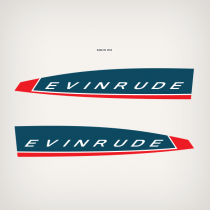 1967 Evinrude 33-40 hp decal set 40702, 40703