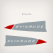 1965 Evinrude 40 decal set 
