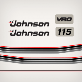 1985 Johnson 115 hp VRO V4 decal set 0393907 