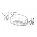 1978 Evinrude 25 hp decal set 0281131-0281132