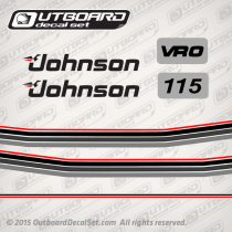 1984 Johnson 115 hp VRO decal set 0393973, 0329099, 0330233, 0393881