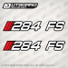 1991-1997 Stratos 284 FS decal set 