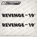 Boston Whaler REVENGE 19' decal set