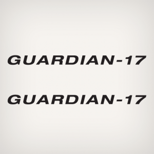Boston Whaler Guardian 17 Decal Set Back 