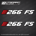 1989-1991 Stratos 266 FS Decal Set
