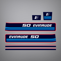 1982 Evinrude 50 hp decal set 0281865