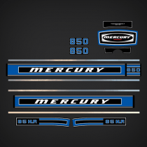 1975 Mercury 850 - 85 hp decal set