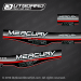1996-1998 Mercury 175 hp NitroSeries QuickSilver decal set 808680A96 827328A7, 827328A8