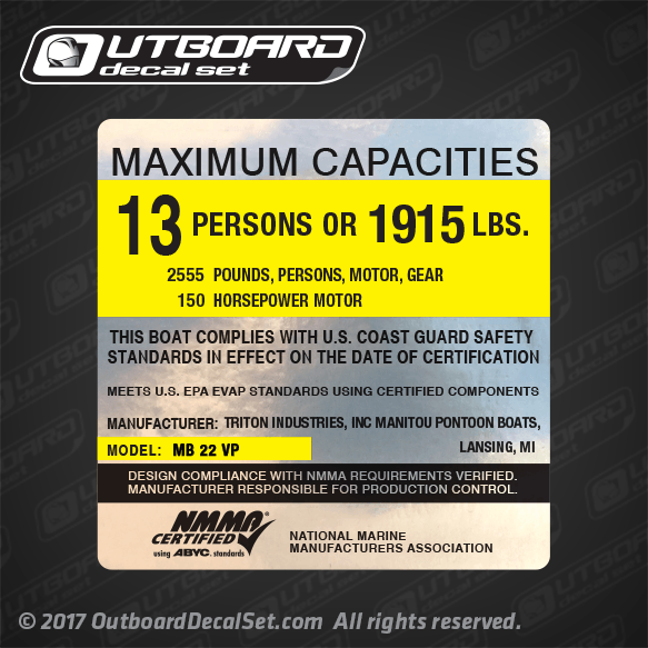 MB 22 VP - TRITION INDUSTRIES