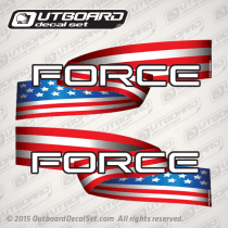 Force U.S Flag Decal set