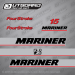 1998-2002 Mariner 15 hp decal set 802740A01