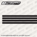 Grady White Pin-Stripe 1/2 X 48 Inch Set. Black