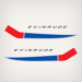 1968 Evinrude 40 hp decal set 