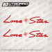 1958 Lone Star Hull Logo Decal Set 