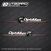 2006-2012 Mercury Optimax Globe stripe decal set
