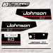 1989 1990 Johnson 6 hp decal set 0432202, 0433042, 0433043, 0433044, 0433045