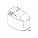 1996-1998 Mariner 135 HP 2.0 Litre Electronic Ignition Sytem top cowl 827328A7, 827328A8 diagram 11951