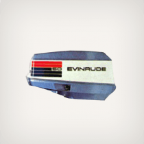 1973 Evinrude 50 hp Lark decal set