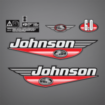 1999 Johnson 6 hp decal set 5000443