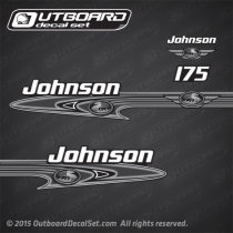 2001 Johnson 175 hp decal set 5001942, 0348388, 0348389, 0348381