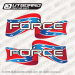 Force REBEL Flag Decal set
