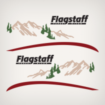 2005 Flagstaff Mountain decal set