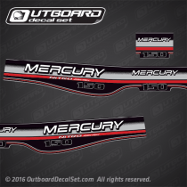 1996-1998 Mercury 150 hp Nitro Series decal set 824736A96 827328A8