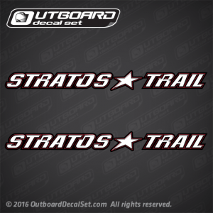 2002-2008 Stratos Trail trailer decal set