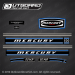 1973 Mercury 500 - 50 hp decal set